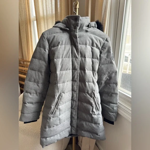 UGG Gray Puffy Coat | Small - Picture 1 of 9